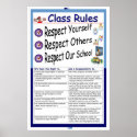 Rules (Respect) posters