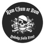 Rum, Chum or Bum stickers
