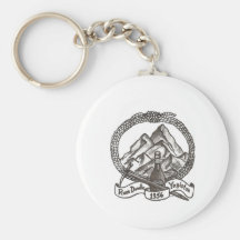 Rum Doodle Key Chain