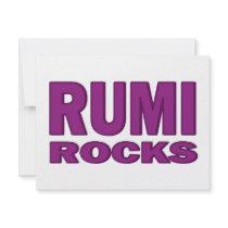 Rumi Rocks