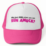 Run Amuck Cap hats