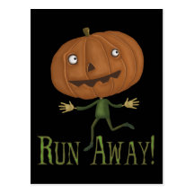 Run Away Postcard