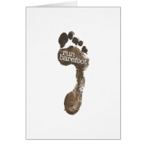 Run Barefoot Card