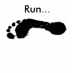 Run Barefoot t-shirts