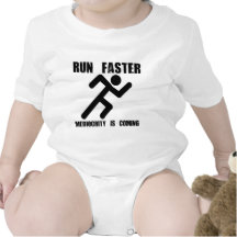 Run Faster Baby Bodysuits