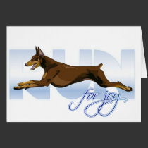 Run for Joy, Red Doberman cards