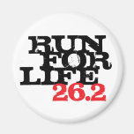 Run for Life 26.2 Fridge Magnet
