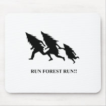Run Forest Run Mouse Pad