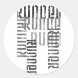 Run Off Sticker
