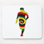 Run Rasta Run Mouse Pads