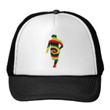 Run Rasta Run Trucker Hats