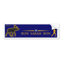 Run Sarah Palin Bumper Sticker bumper stickers