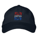 Run Sarah Run embroidered hats