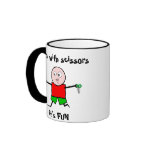 Run with scissors mugs