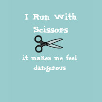 Run with Scissors t-shirts