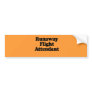 Runaway Flight Attendant Bumper Stickers