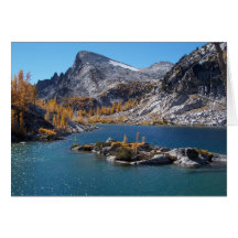 Rune Lake, The Enchantments, Cascades, Washington Greeting Cards