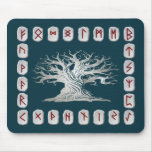 Rune Layout with World Tree mousepads