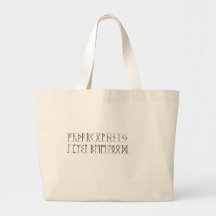 Runes Elder Futhark Canvas Bags