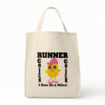 Runner Chick I Ran 26.2 Miles! Canvas Bag