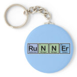Runner made of Elements keychains