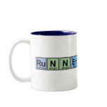 Runner made of Elements Coffee Mugs