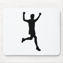 Runner running mousepad