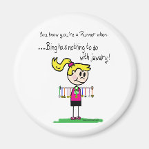 Runner's Bling Magnet