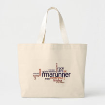 Runner's Words Canvas Bags