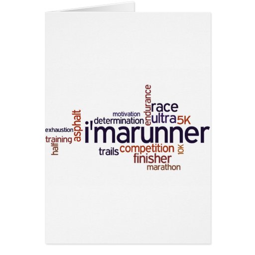 Long Distance Runner Cards, Photo Card Templates, Invitations & More