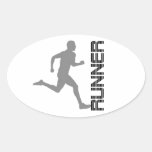 Runners Zone Oval Sticker