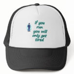 Running away for Cop hats