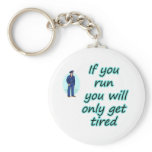 Running away for Cop keychains