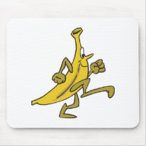 running banana mouse mat