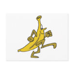 running banana postcards
