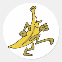 running banana sticker