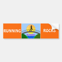 RUNNING BUMPER STICKER