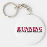 Running - Cheaper than therapy Key Chain