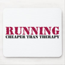 Running - Cheaper than therapy Mousepad
