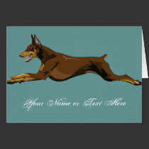 Running Doberman, Red cards