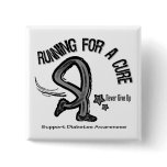 Running For A Cure Diabetes buttons