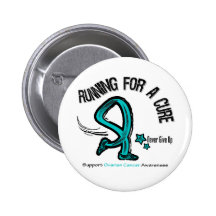 Running For A Cure Ovarian Cancer Buttons