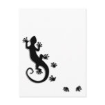 Running Gecko postcards