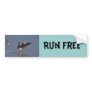 Running Greylag Goose Bumper Stickers