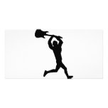 running guitar smasher customized photo card