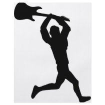 running guitar smasher flyers