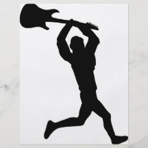 running guitar smasher flyers