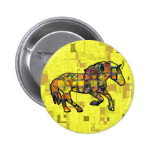 RUNNING HORSE SQUARED BUTTONS