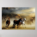 Running Horses posters