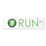 Running Icon Bumpersticker